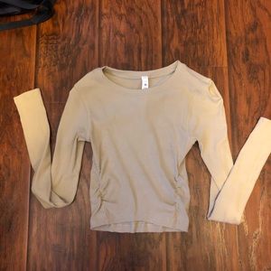 lululemon athletica Beige Crop Top
